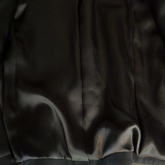 “SOLD” Escada Silk Lined Navy Blazer Single Breasted Multistripe Contrast Trim - Picture 9 of 16